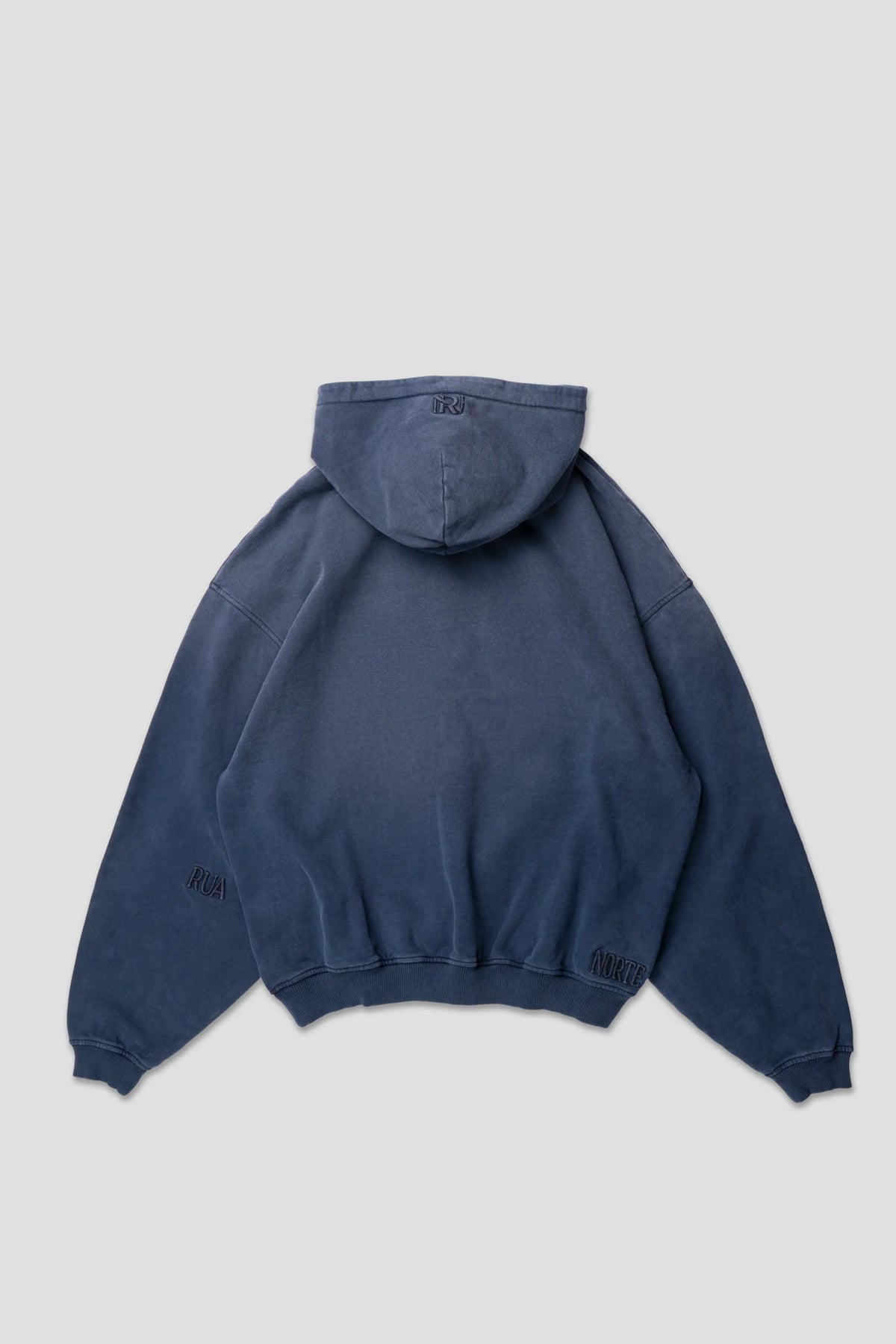 Core Hand Sprayed Hoodie - Faded Ink Blue