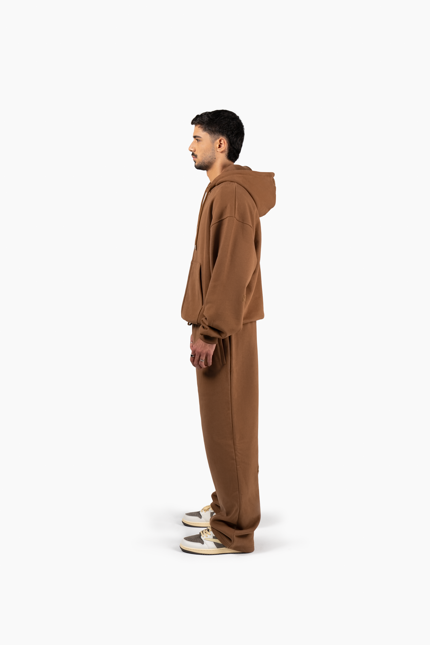 Principal Zip Hoodie - Heritage Brown