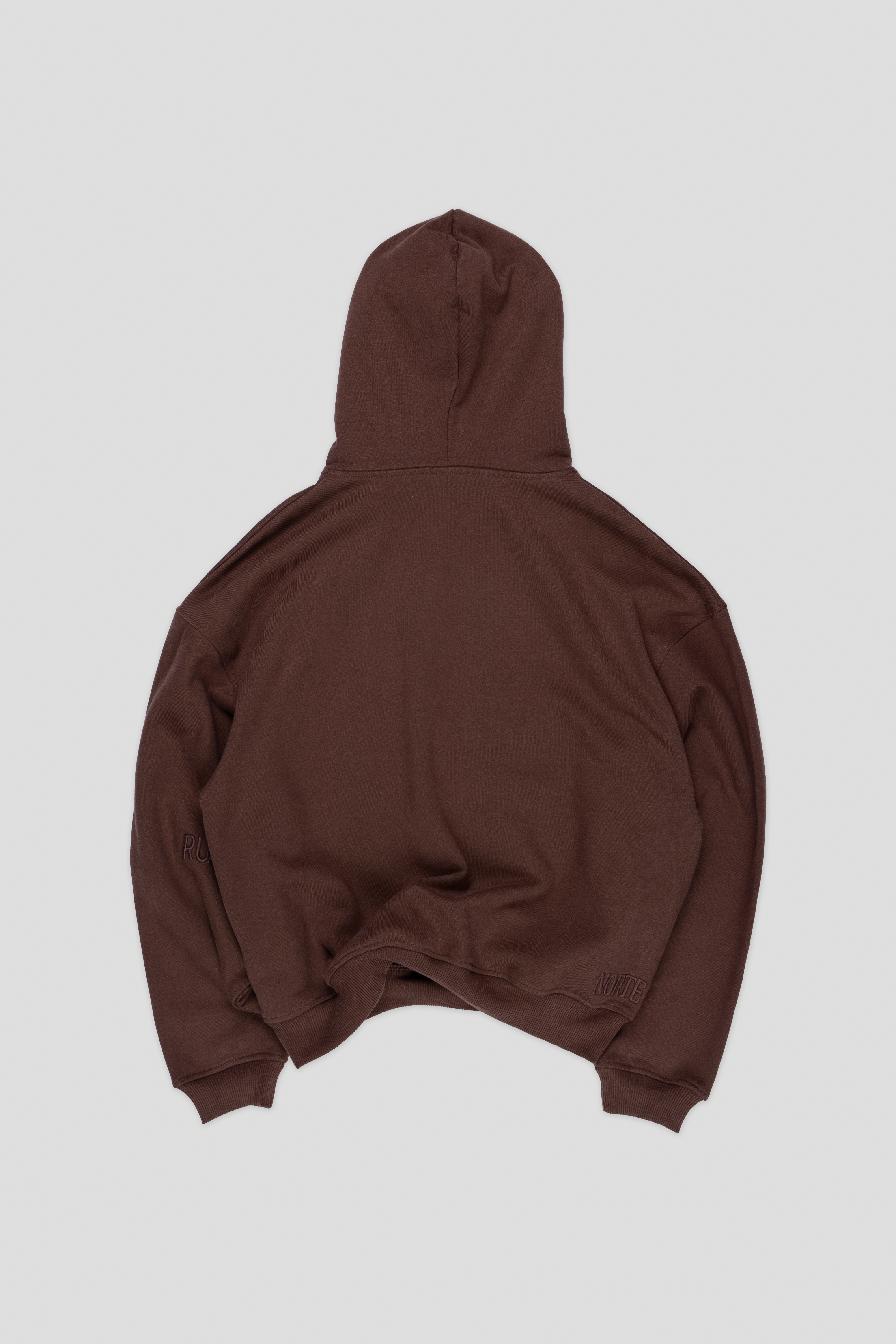 Core Zip Hoodie - Mocha Brown