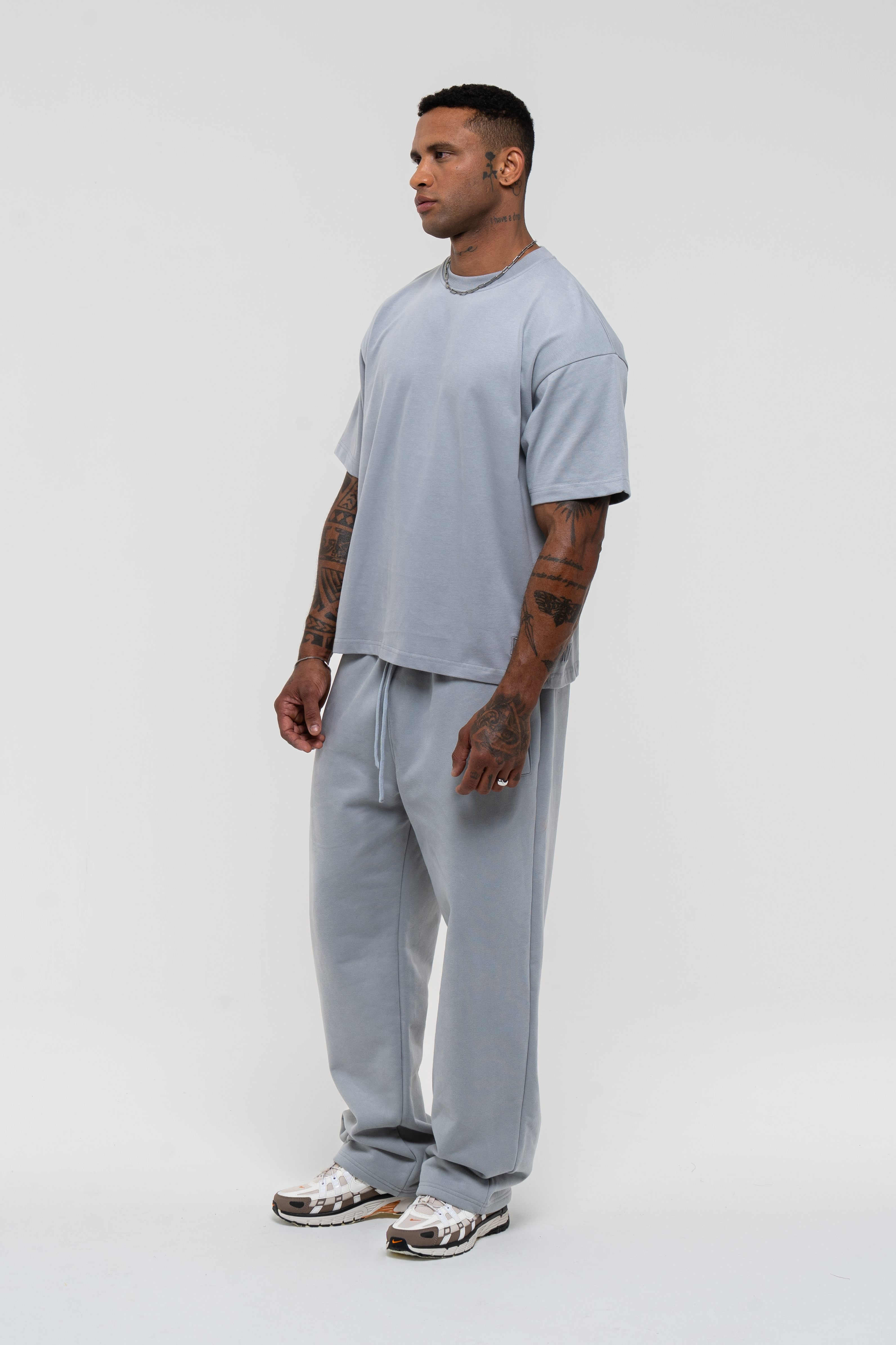 Core Hand Sprayed T-Shirt - Faded Blue