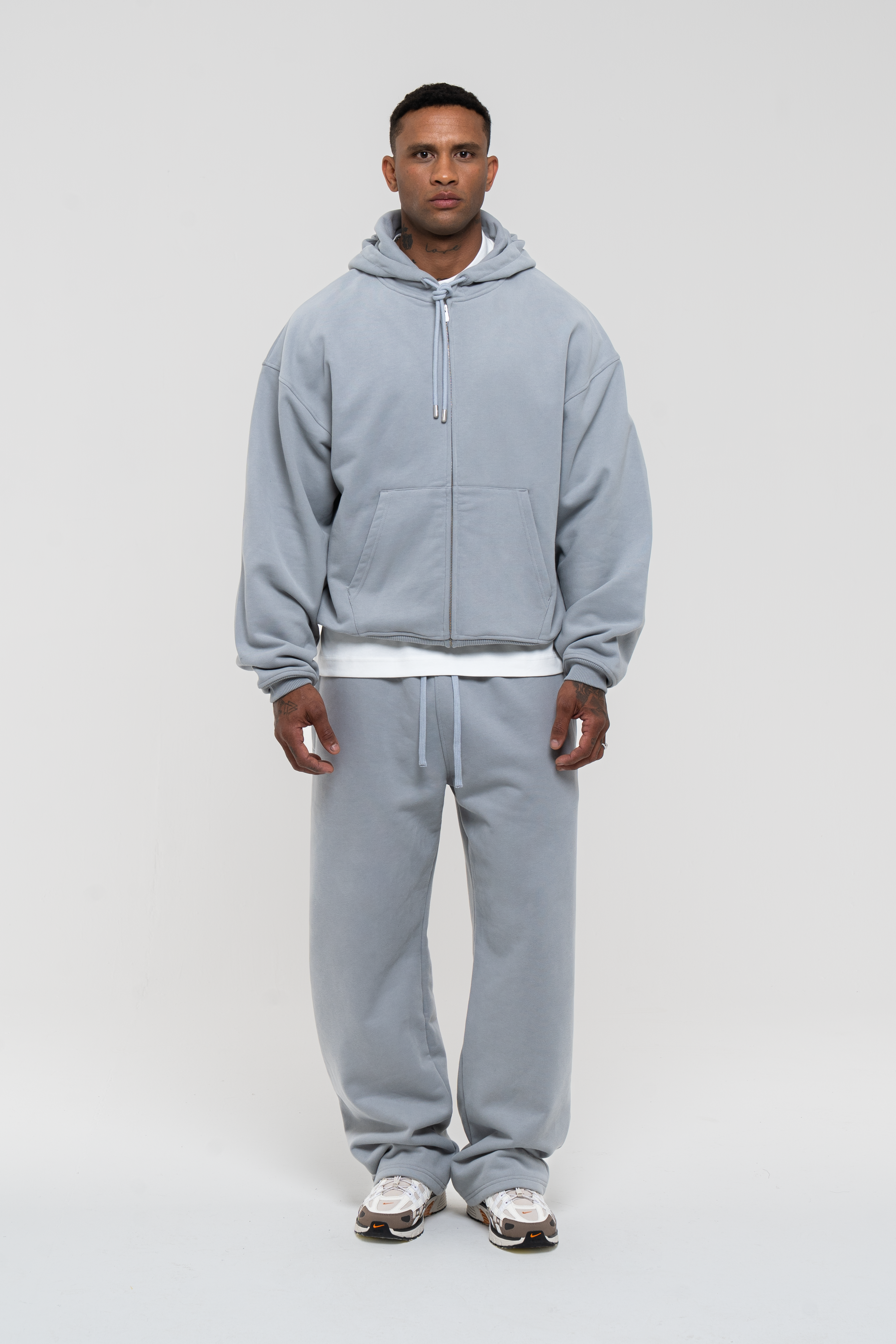 Core Zip Hoodie - Mocha Brown