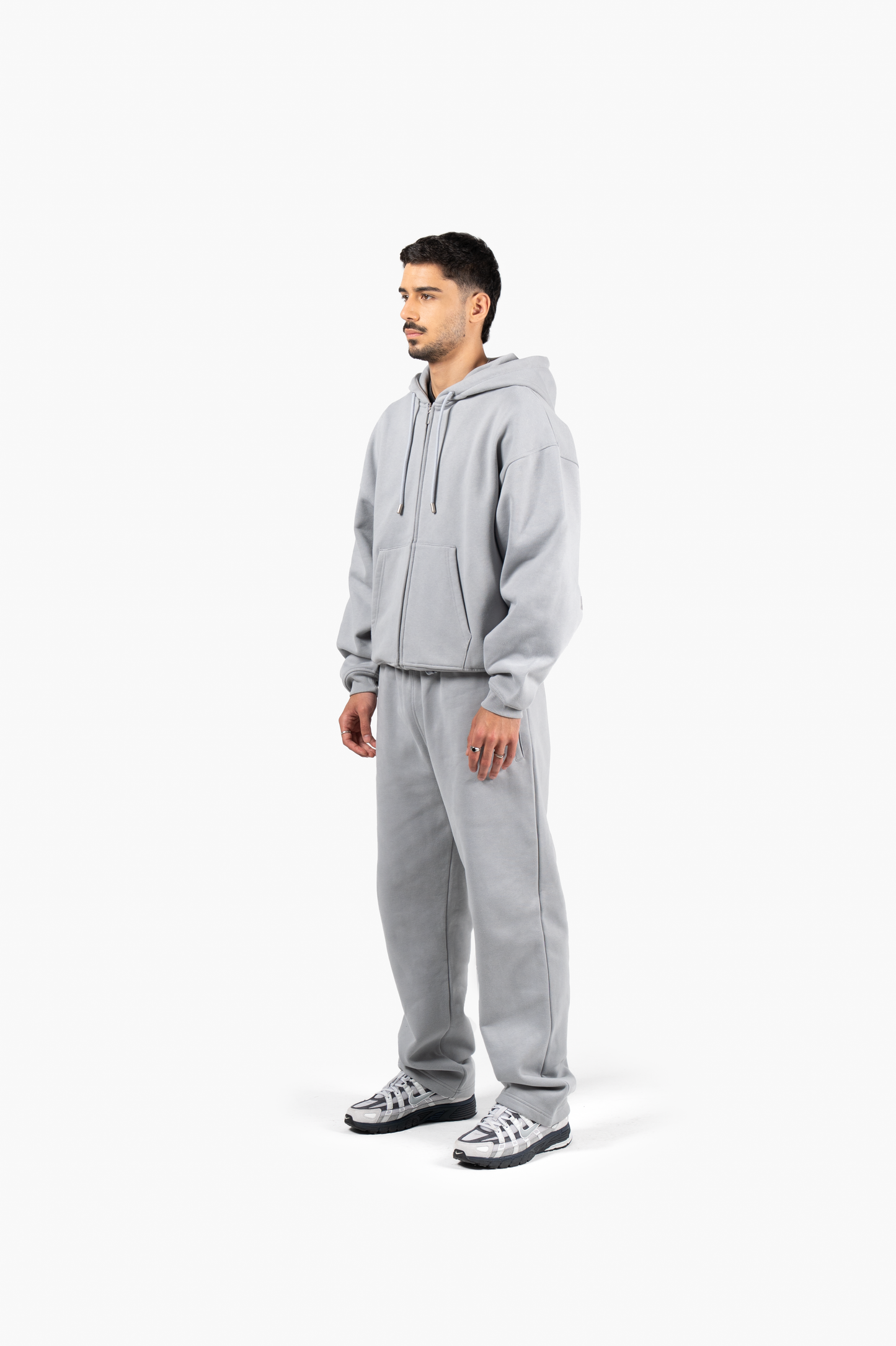 Kapuzenpullover mit Reißverschluss aus der Basic-Kollektion