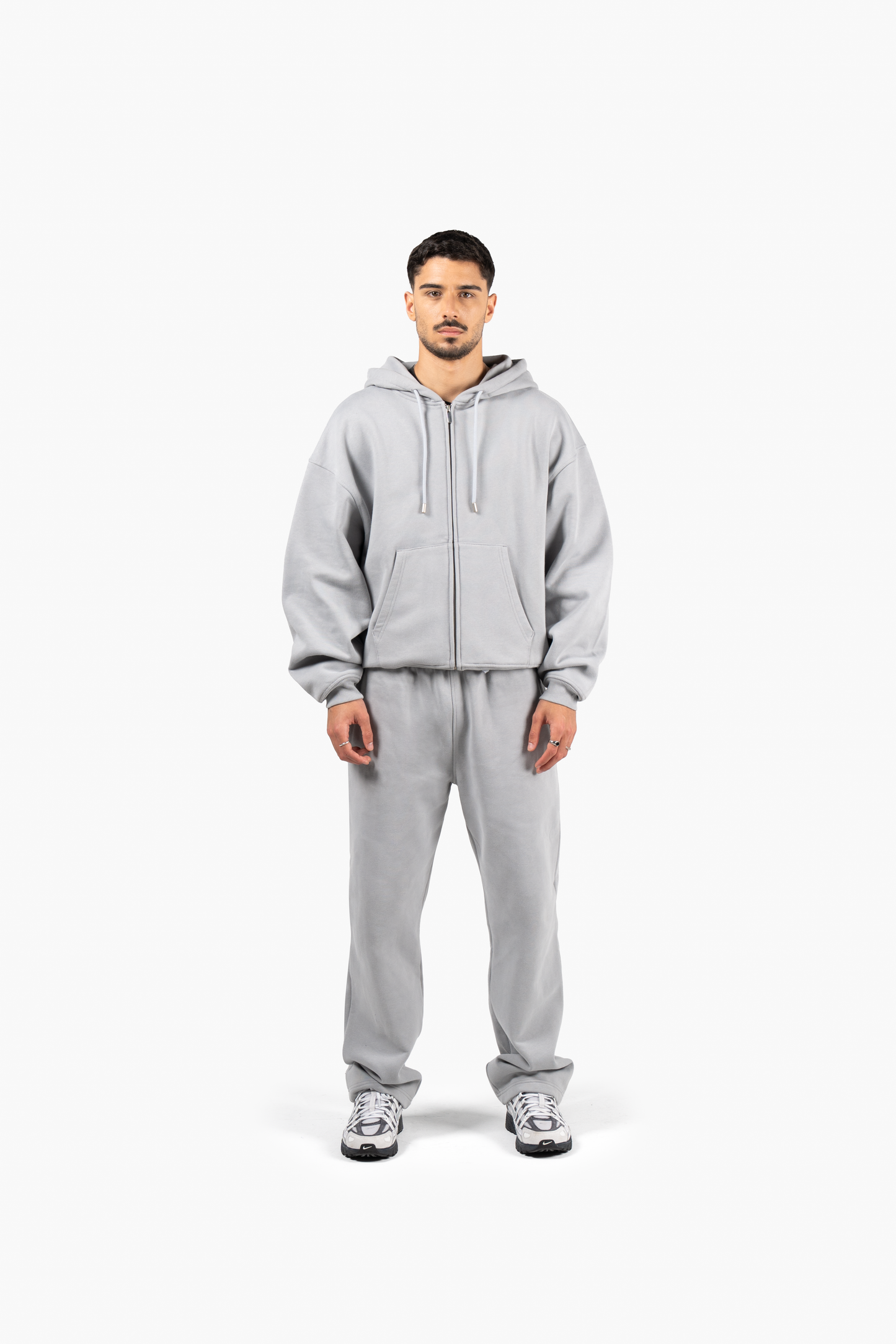 Kapuzenpullover mit Reißverschluss aus der Basic-Kollektion