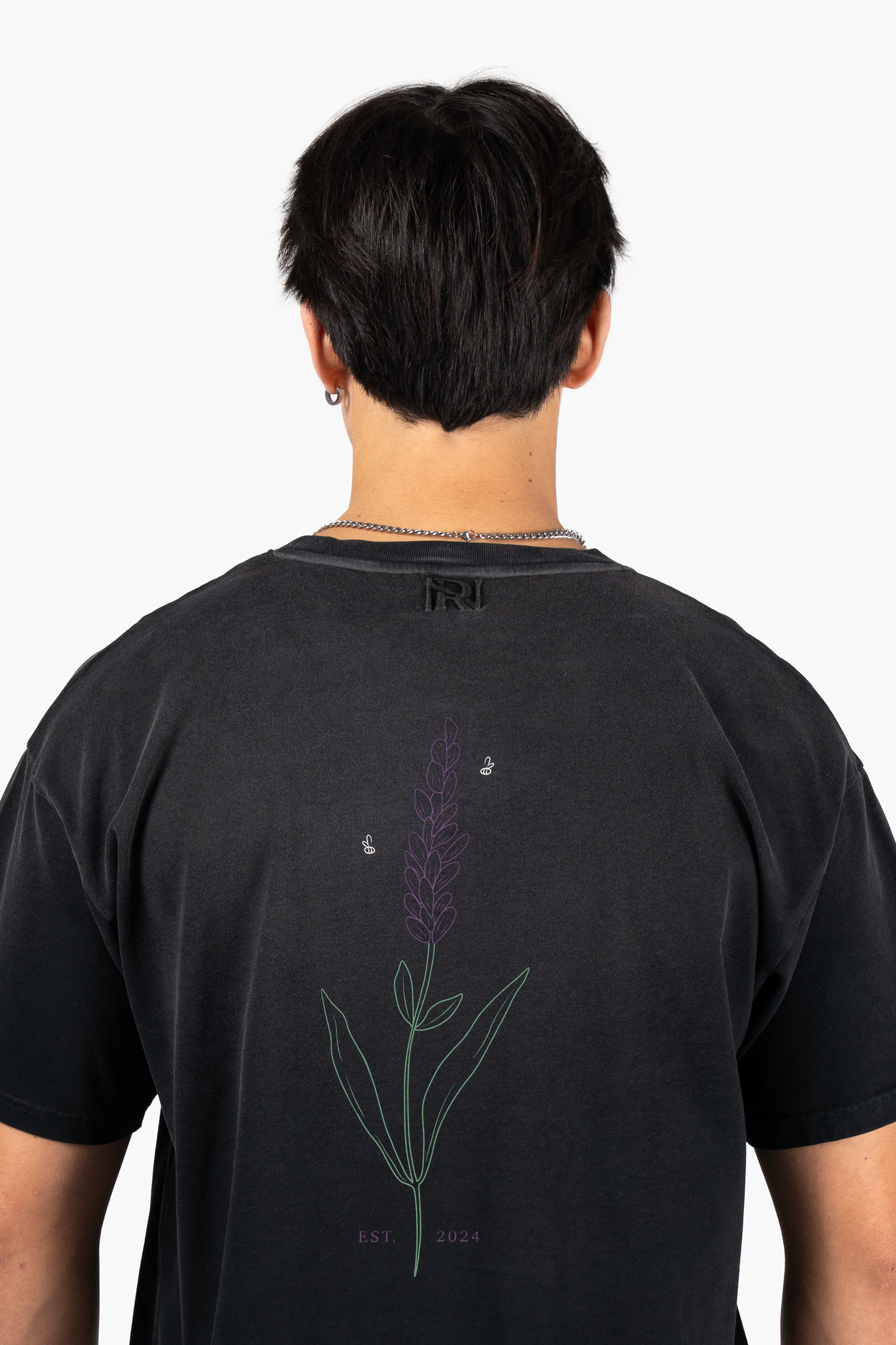 Lavender T-Shirt - Faded Black