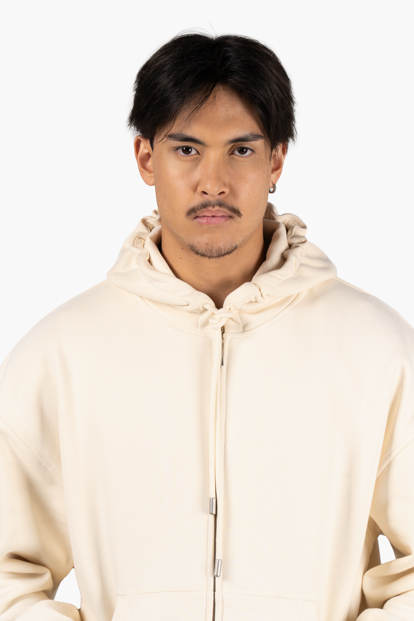 Principal Collection Zip Hoodie - Antique White