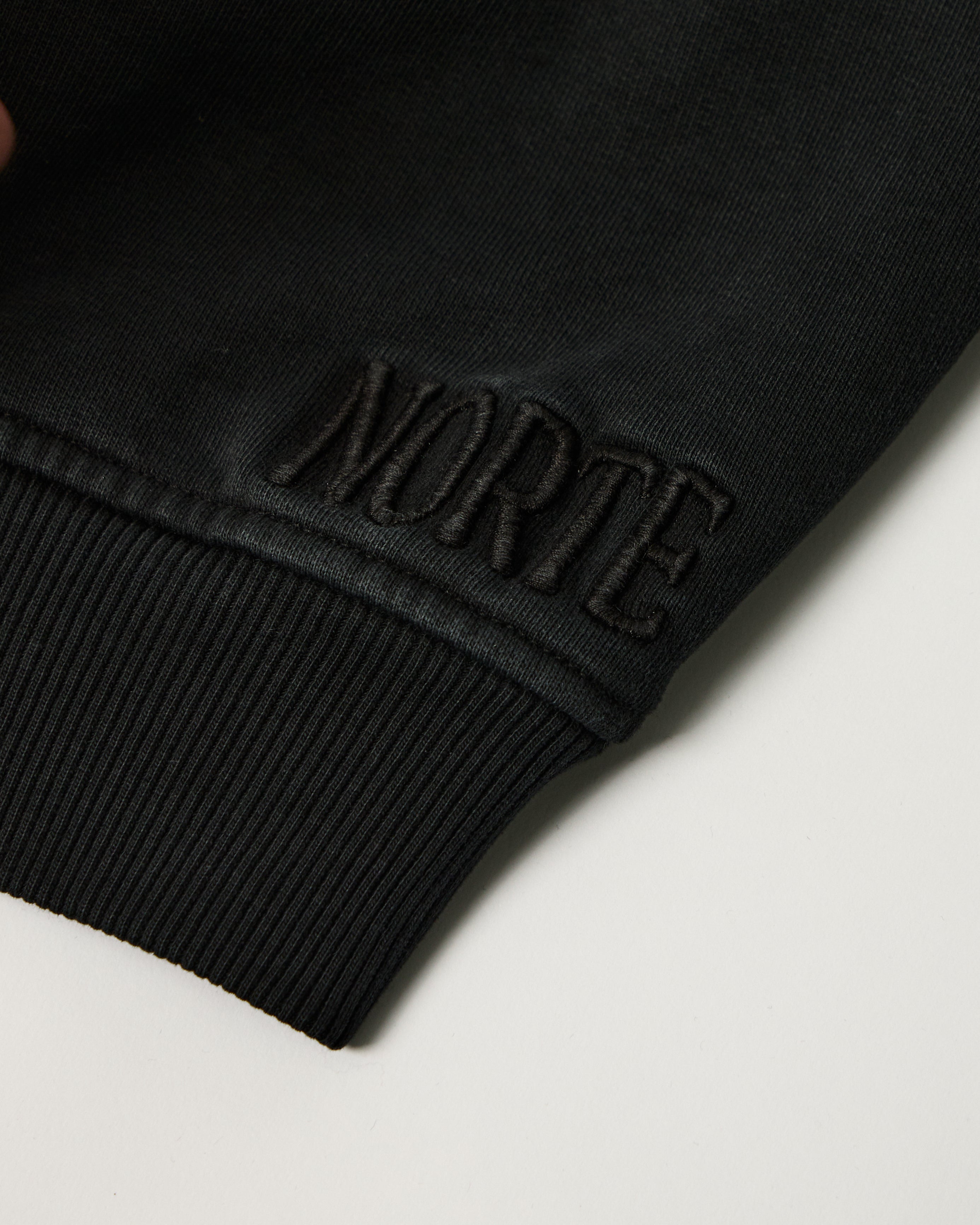 Hand Sprayed Principal Sweater Faded Black