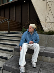 Kapuzenpullover mit Reißverschluss aus der Basic-Kollektion