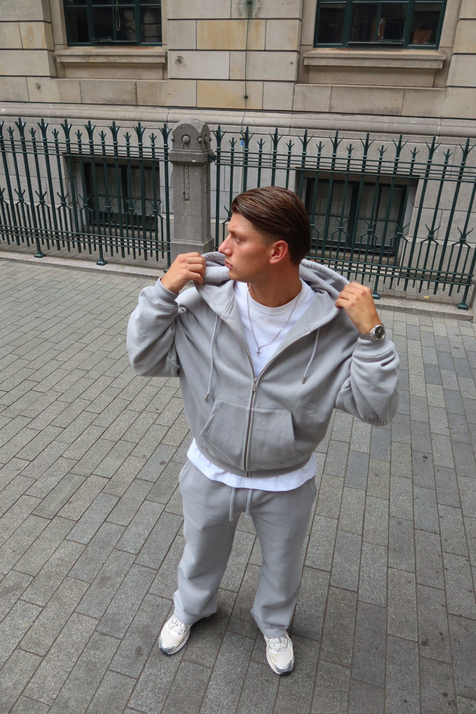 Principal Zip Hoodie - Ultimate Grey