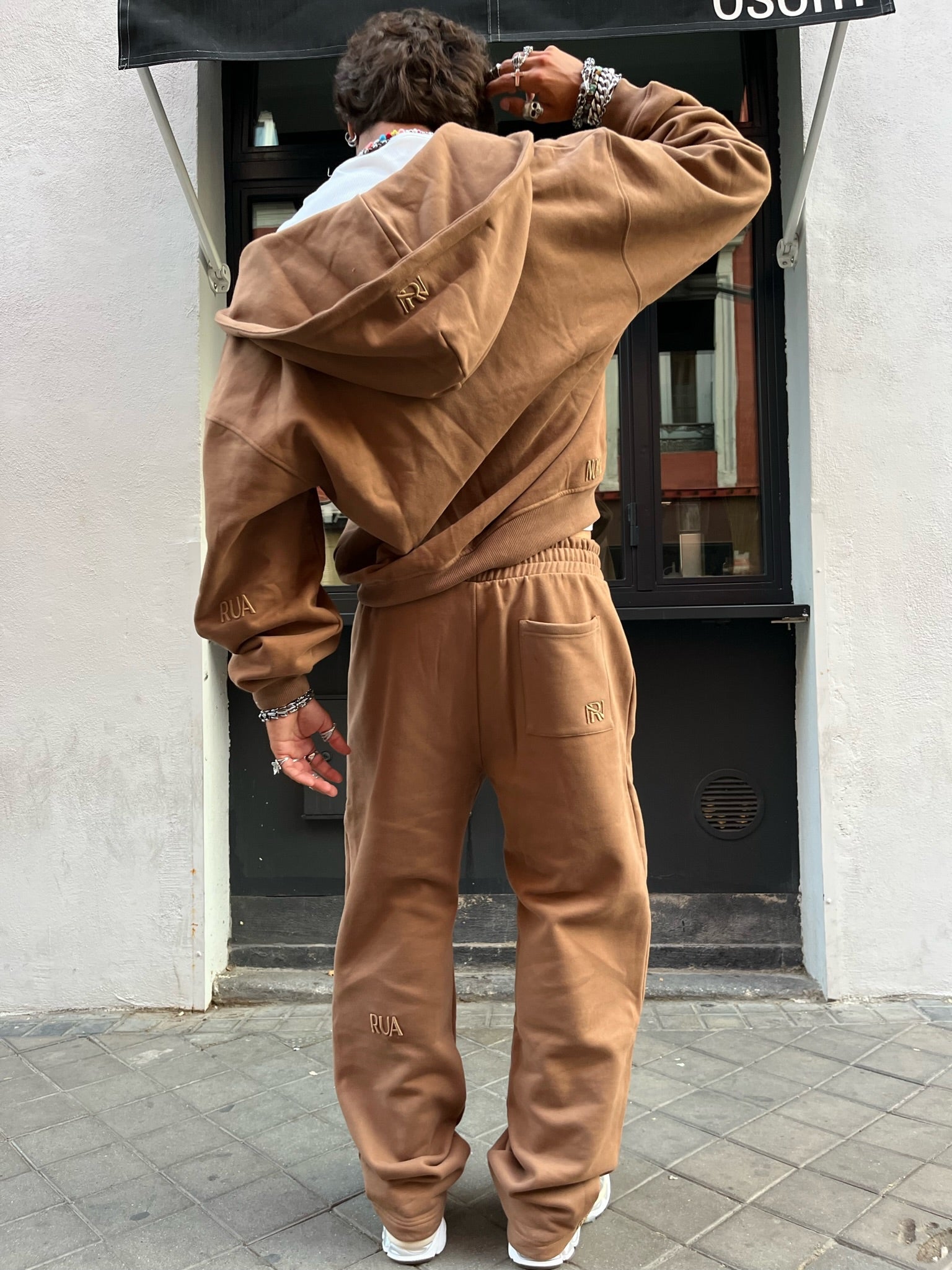 Heritage Brown Zip Hoodie + Sweatpant Bundle