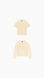 Antique White T-Shirt + Sweater Bundle