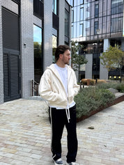 Principal Zip Hoodie - Antique White