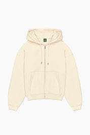 Principal Zip Hoodie - Antique White