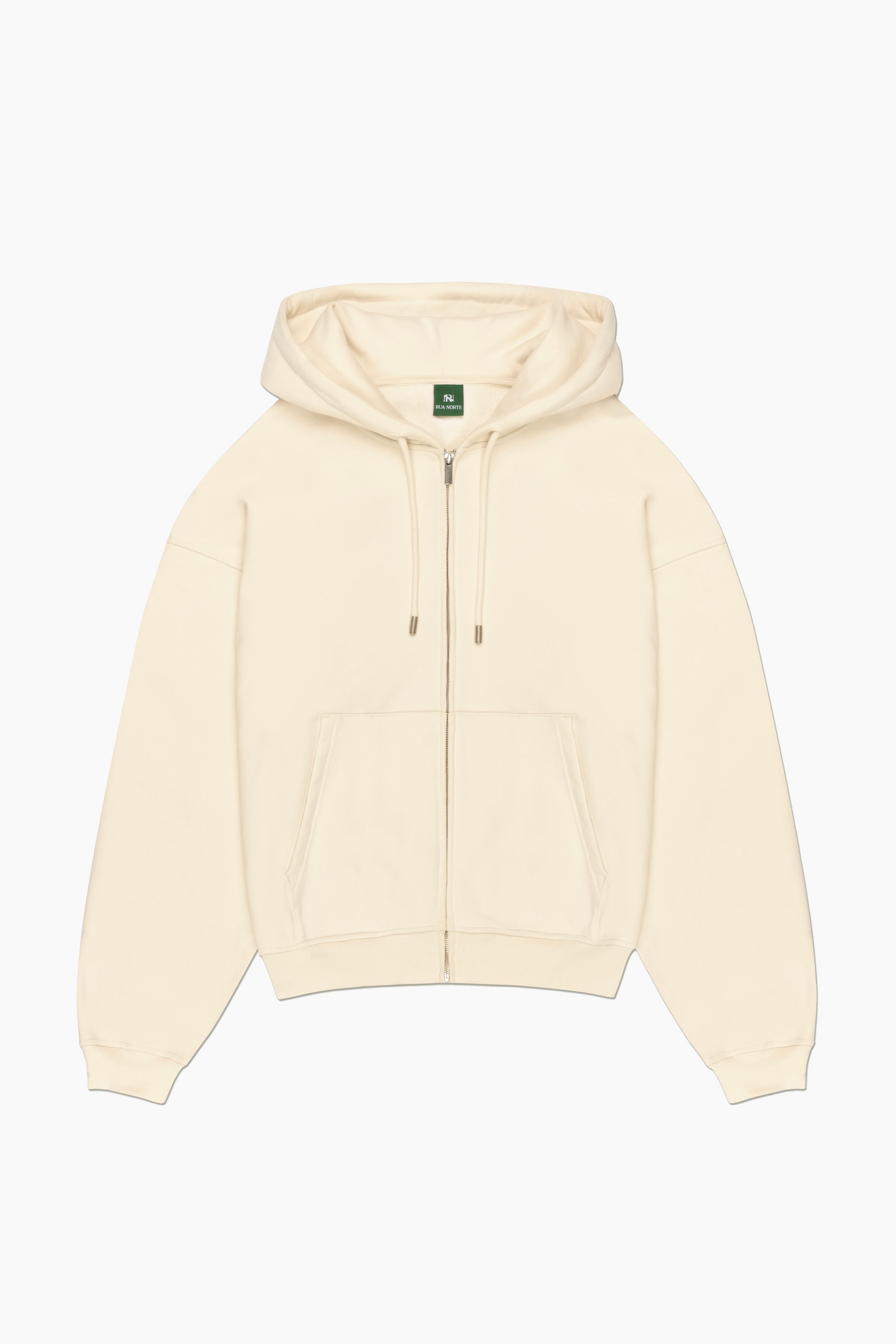 Principal Zip Hoodie - Antique White