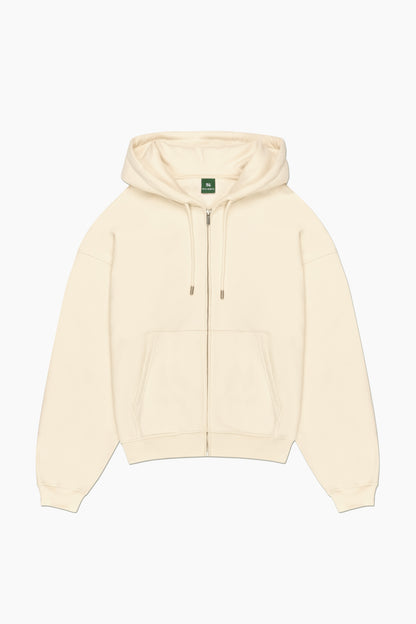 Principal Zip Hoodie - Antique White
