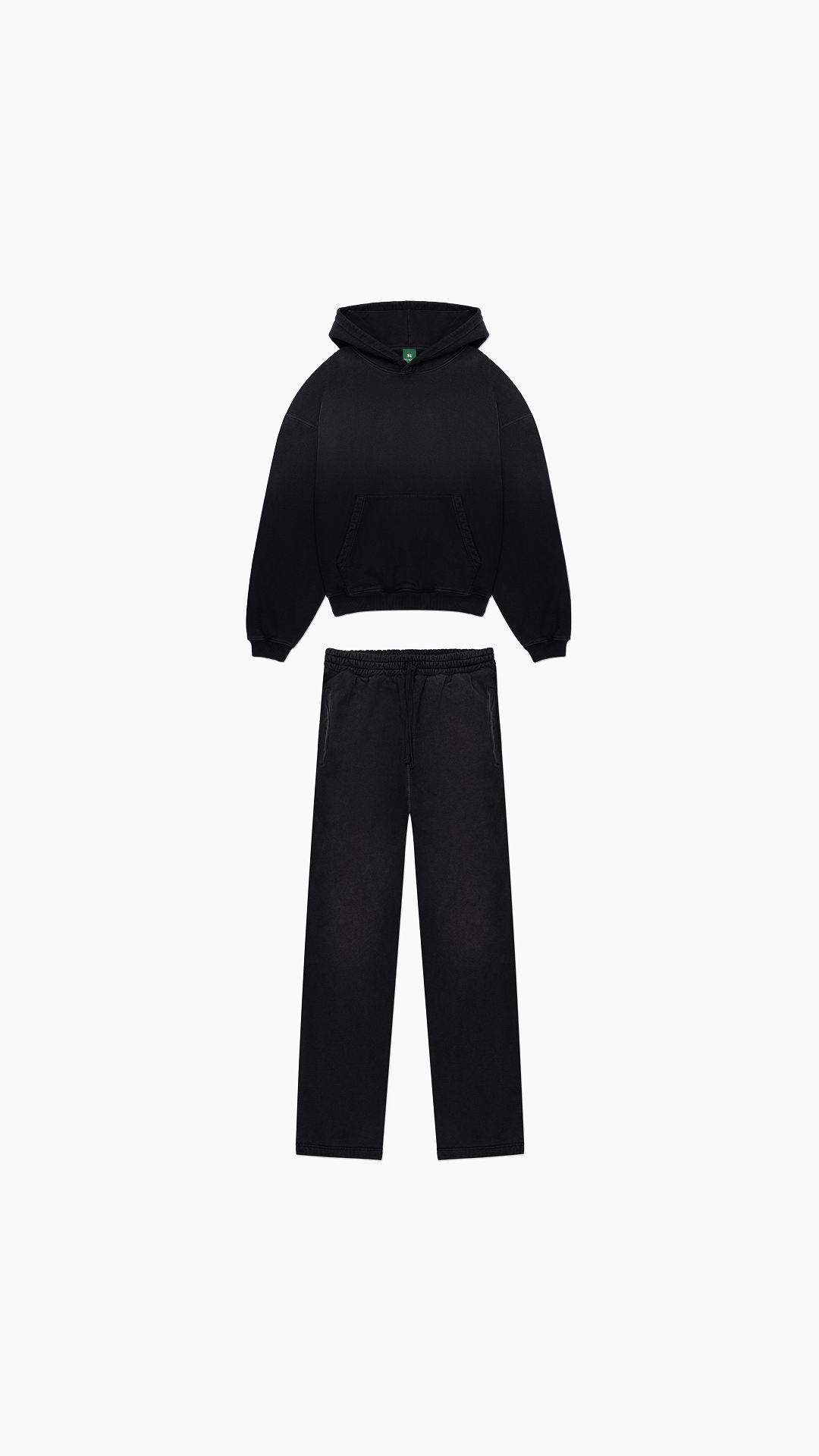 Faded Black Hoodie + Sweatpant Bundle