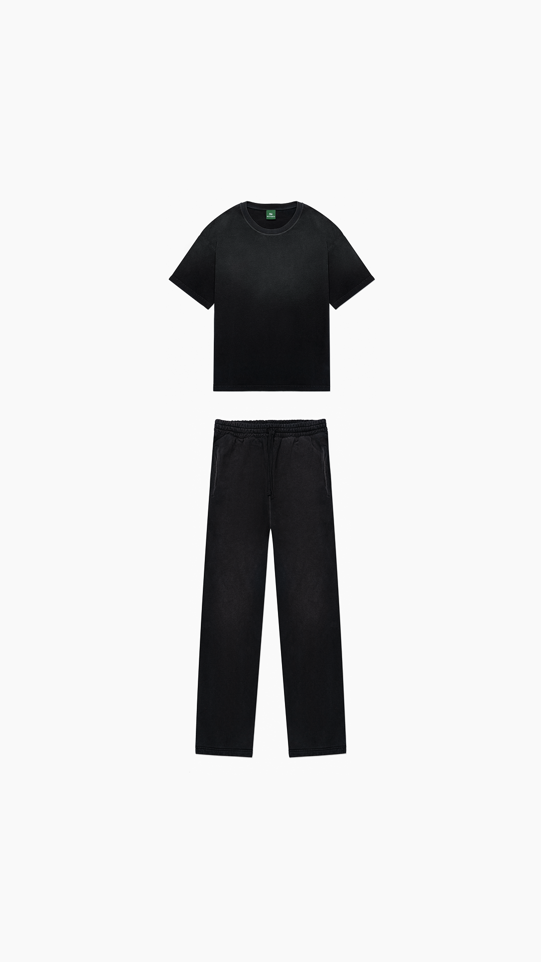 Faded Black T-Shirt & Sweatpant Bundle