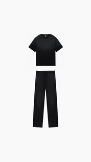 Faded Black T-Shirt & Sweatpant Bundle