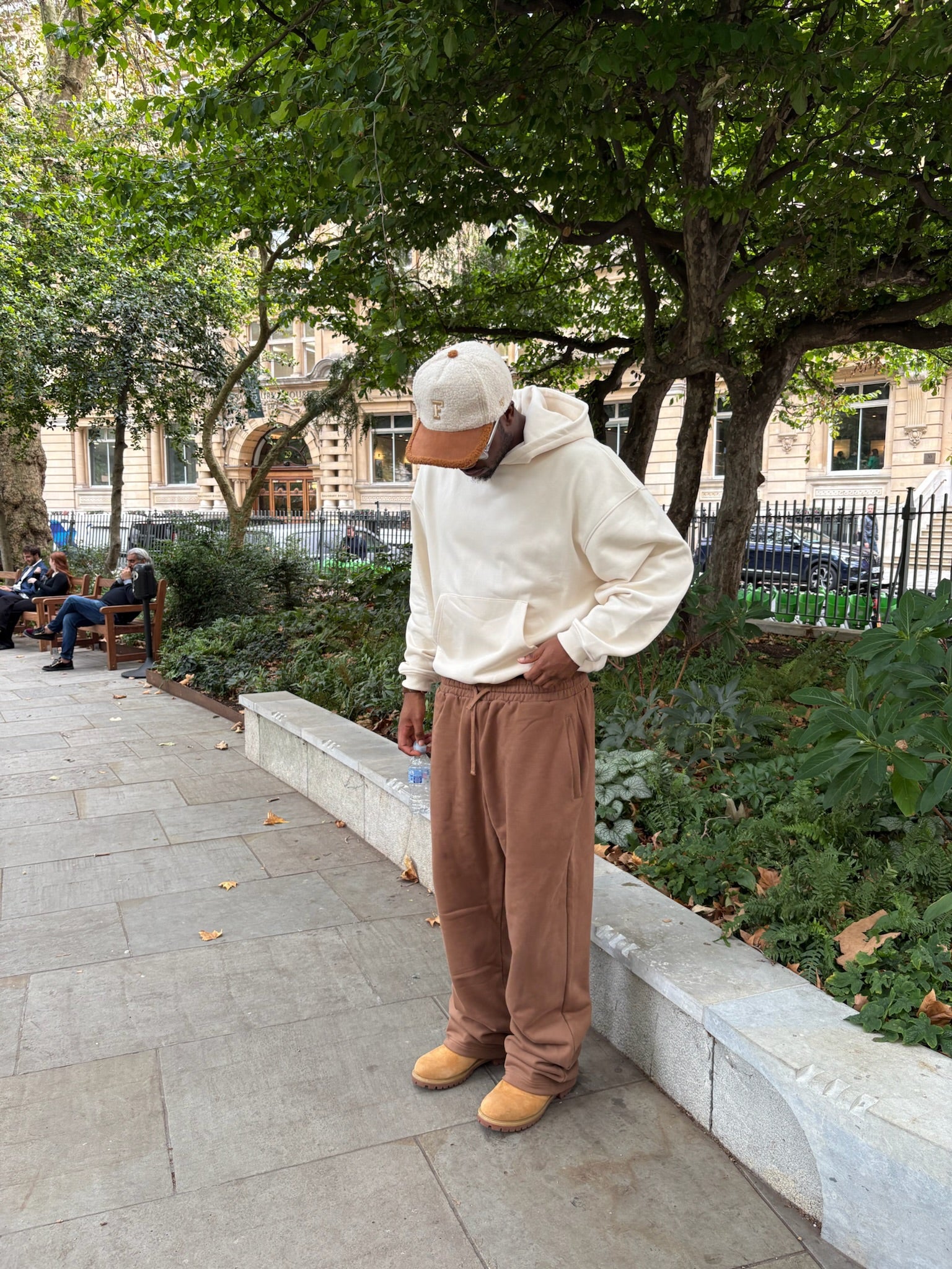 Antique White Hoodie + Heritage Brown Sweatpant Bundle