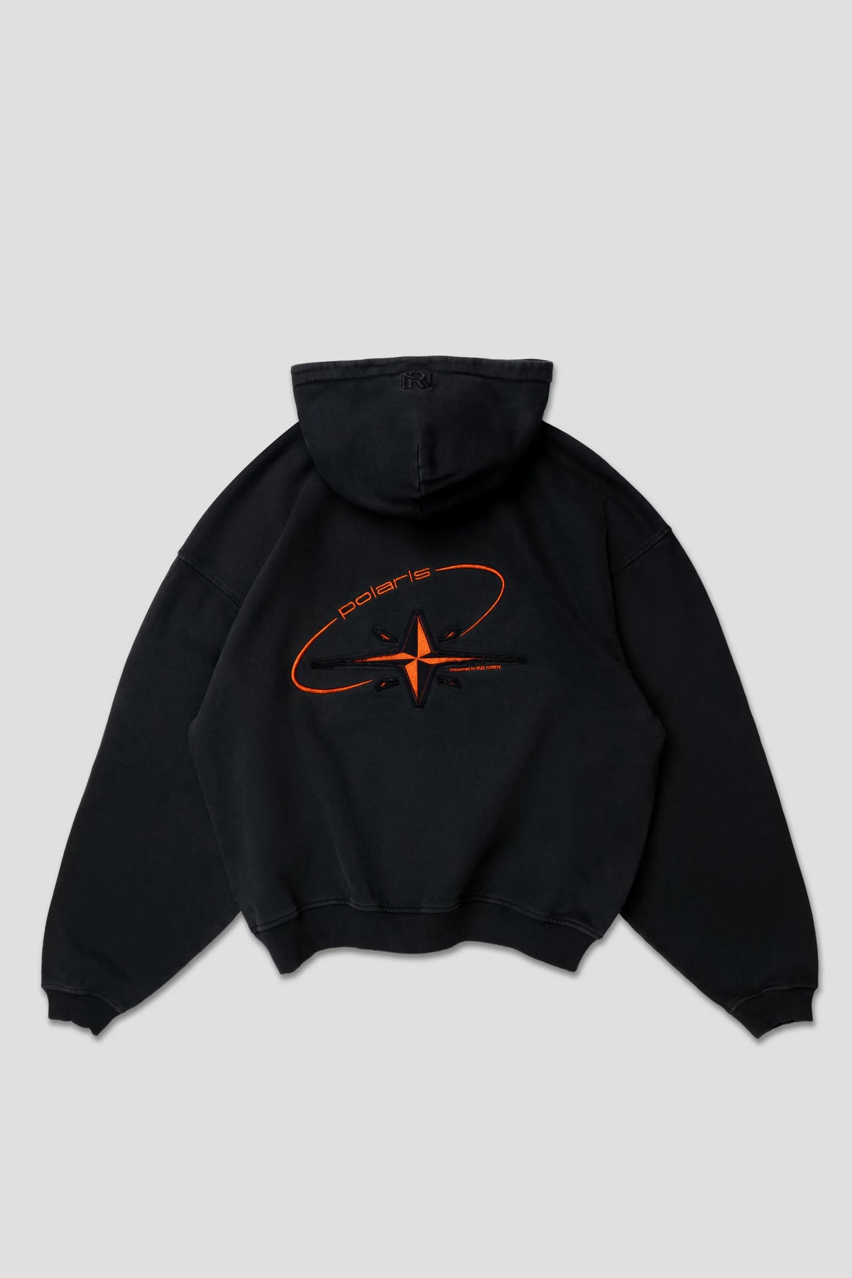 Polaris Patchwork Hoodie - Black