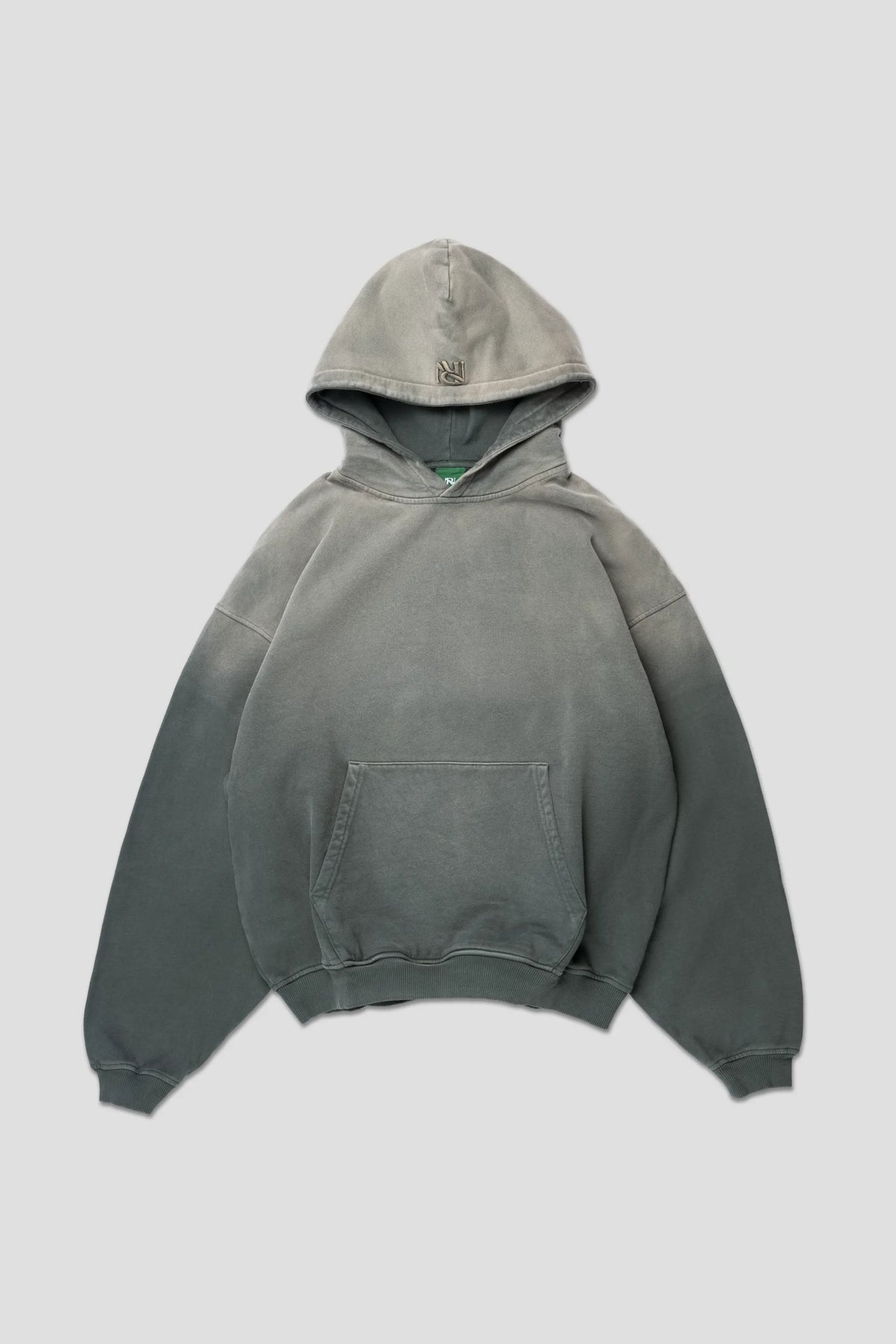 Core Hand Sprayed Hoodie - Faded Slate Grey