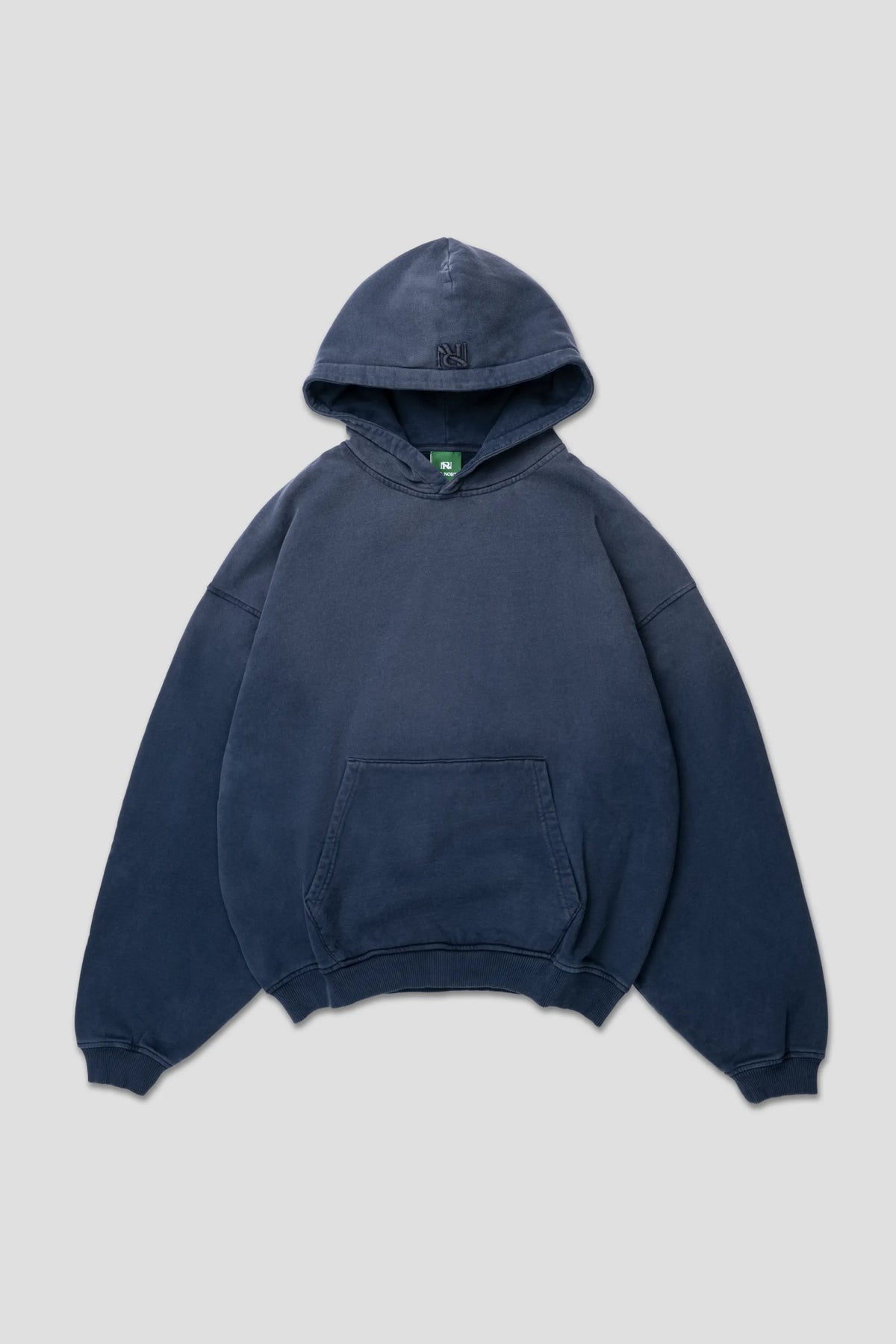 Core Hand Sprayed Hoodie - Faded Ink Blue