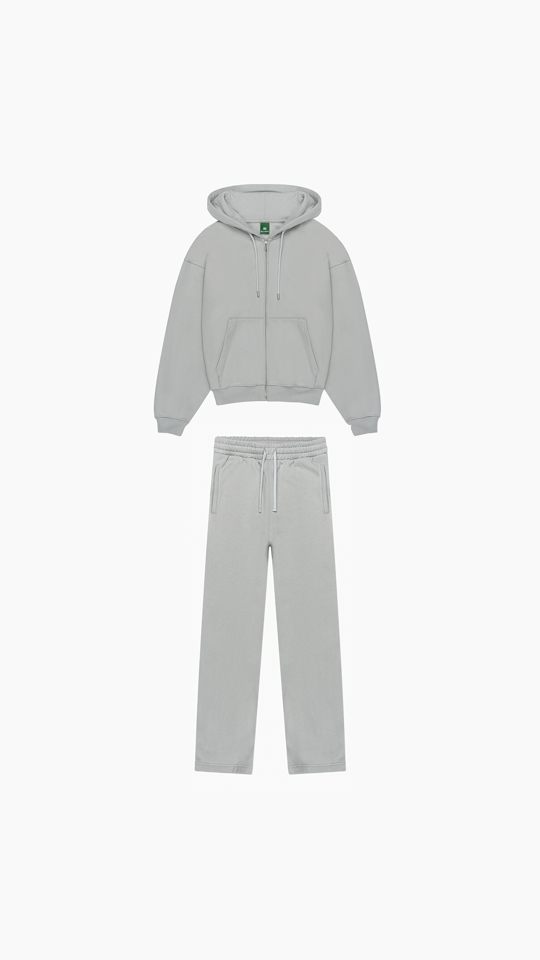 Ultimate Grey Zip Hoodie + Sweatpant Bundle