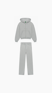 Ultimate Grey Zip Hoodie + Sweatpant Bundle