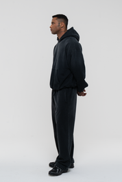 Core Hand Sprayed Hoodie Faded Black