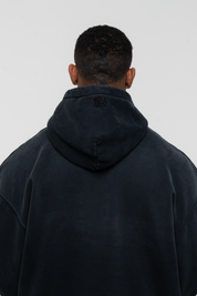 Core Hand Sprayed Hoodie Faded Black