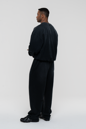 Core Hand Sprayed Sweatpants Faded Black
