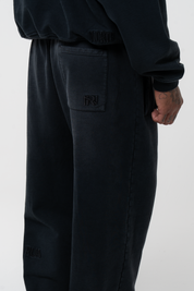 Core Hand Sprayed Sweatpants Faded Black
