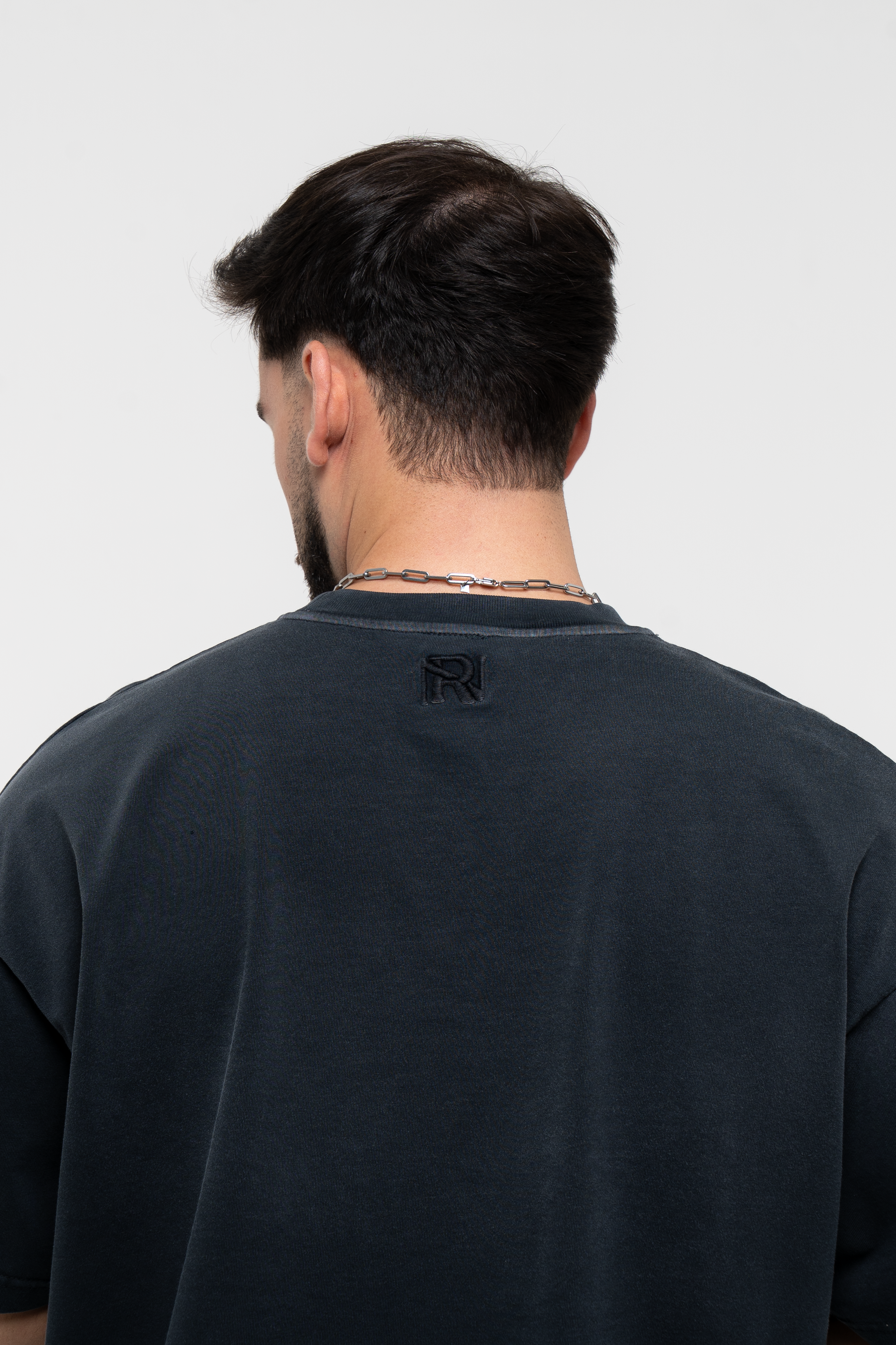 Core Hand Sprayed T-Shirt - Faded Blue