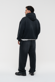 Kapuzenpullover mit Reißverschluss aus der Basic-Kollektion