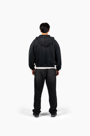 Faded Black Zip Hoodie + Sweatpant Bundle