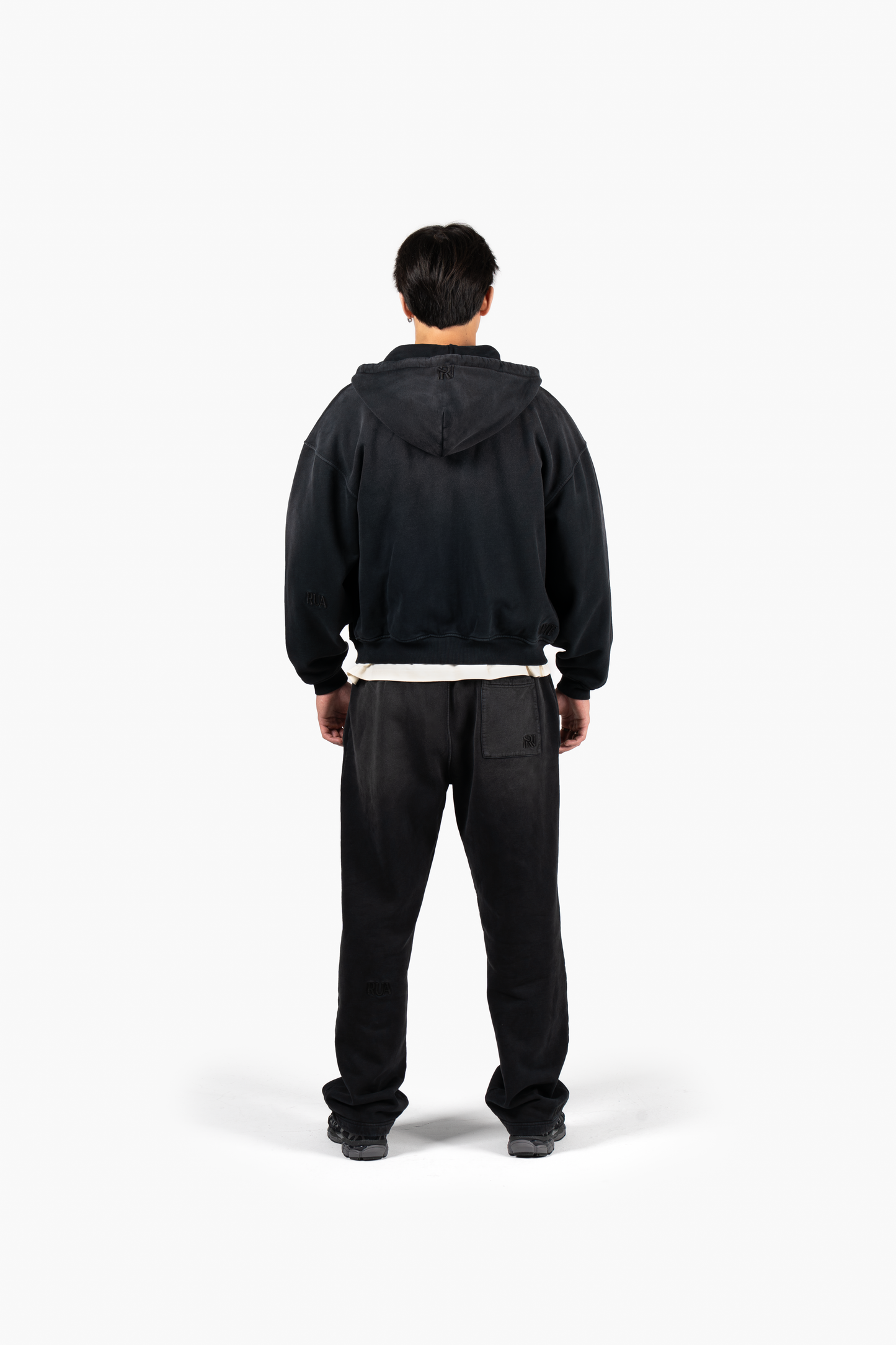 Principal Collection Zip Hoodie - Faded Black