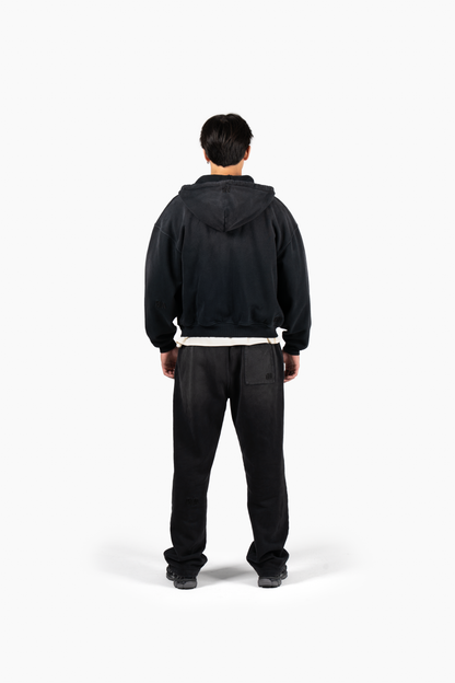 Principal Zip Hoodie - Faded Black