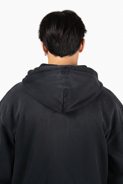 Principal Zip Hoodie - Faded Black