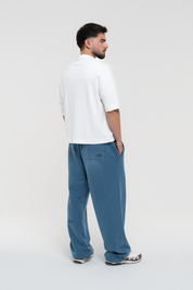 Core Hand Sprayed Sweatpants Faded Blue