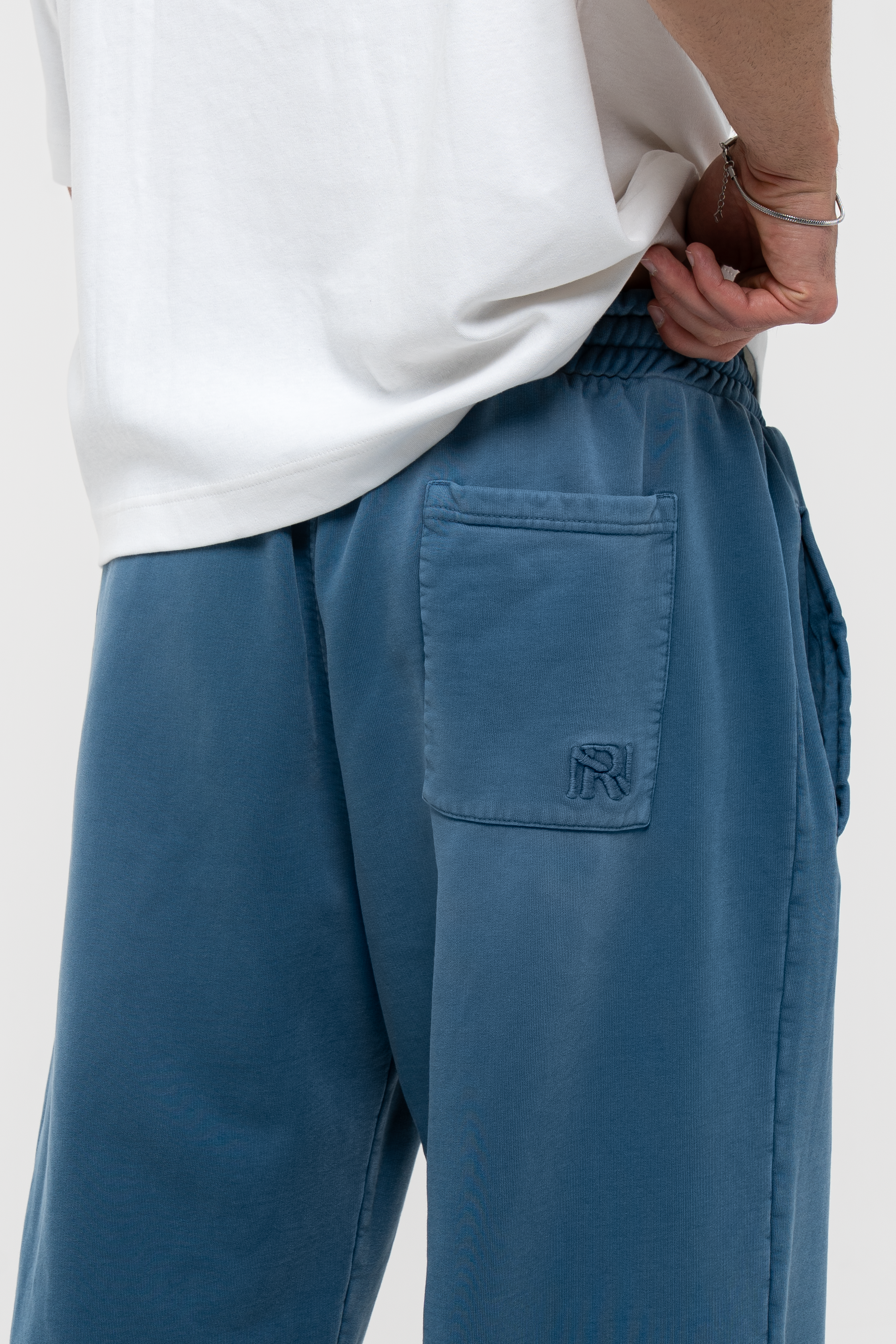 Core Hand Sprayed Sweatpants Faded Blue