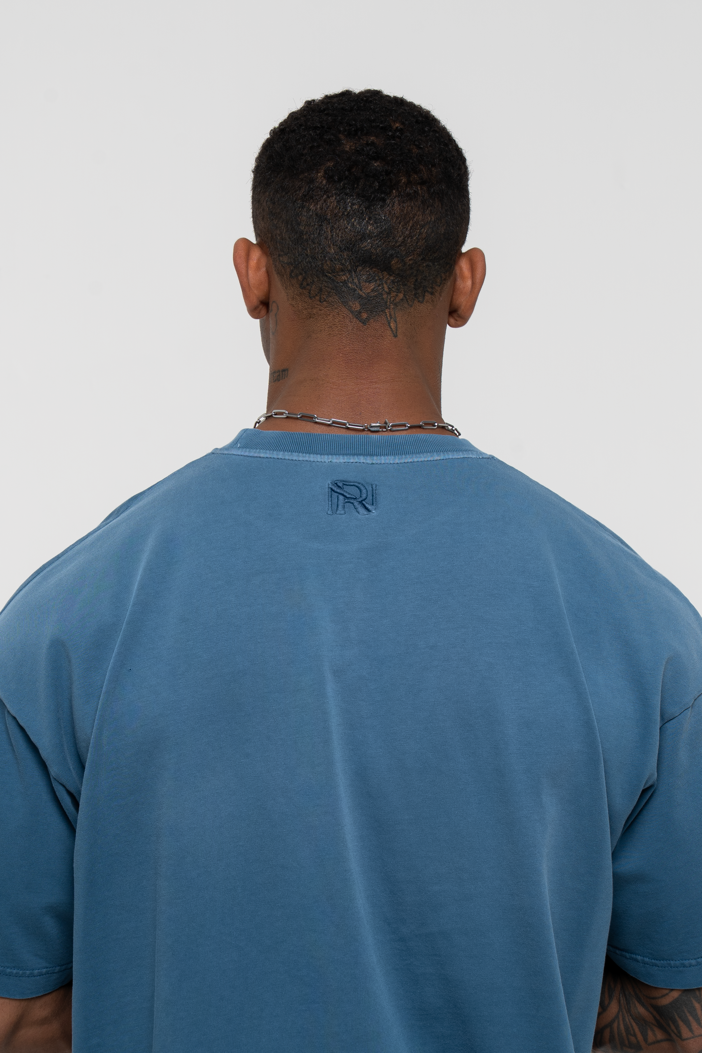 Core Hand Sprayed T-Shirt - Faded Blue