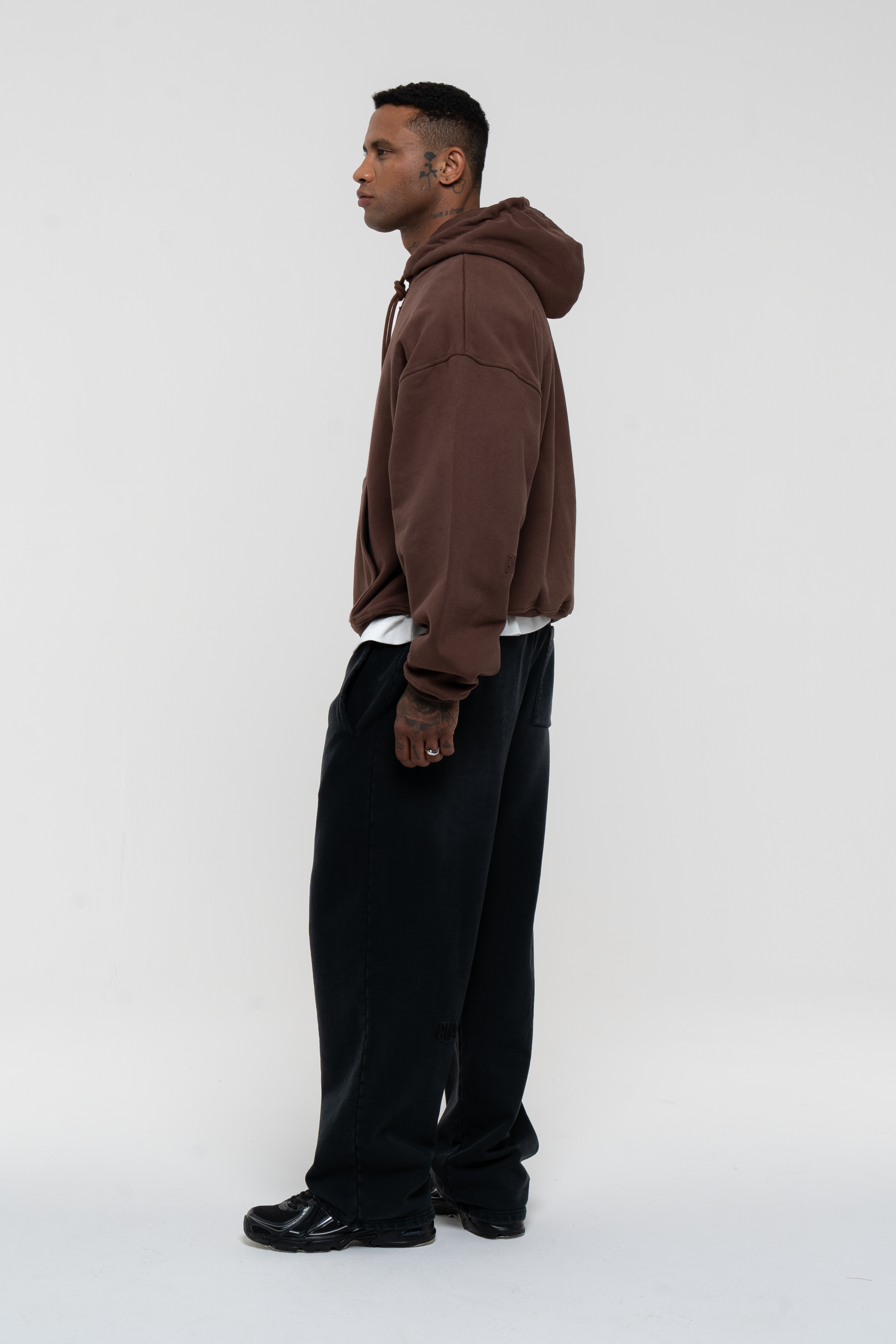 Core Zip Hoodie - Mocha Brown
