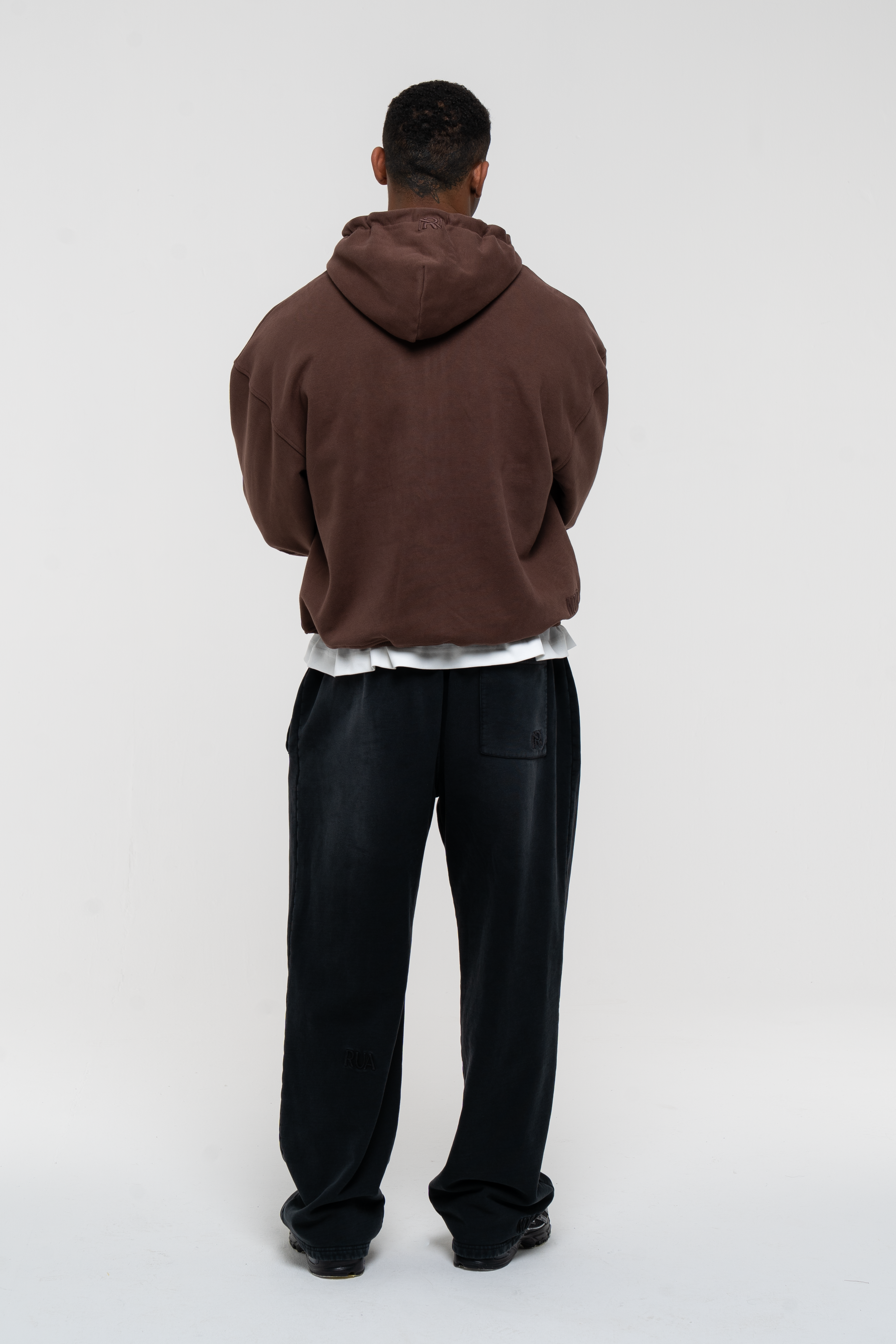 Core Zip Hoodie Mocha Brown