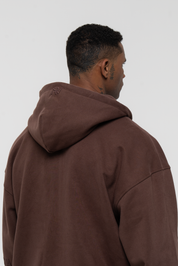 Core Zip Hoodie Mocha Brown