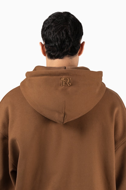 Principal Zip Hoodie - Heritage Brown