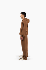 Principal Zip Hoodie - Heritage Brown