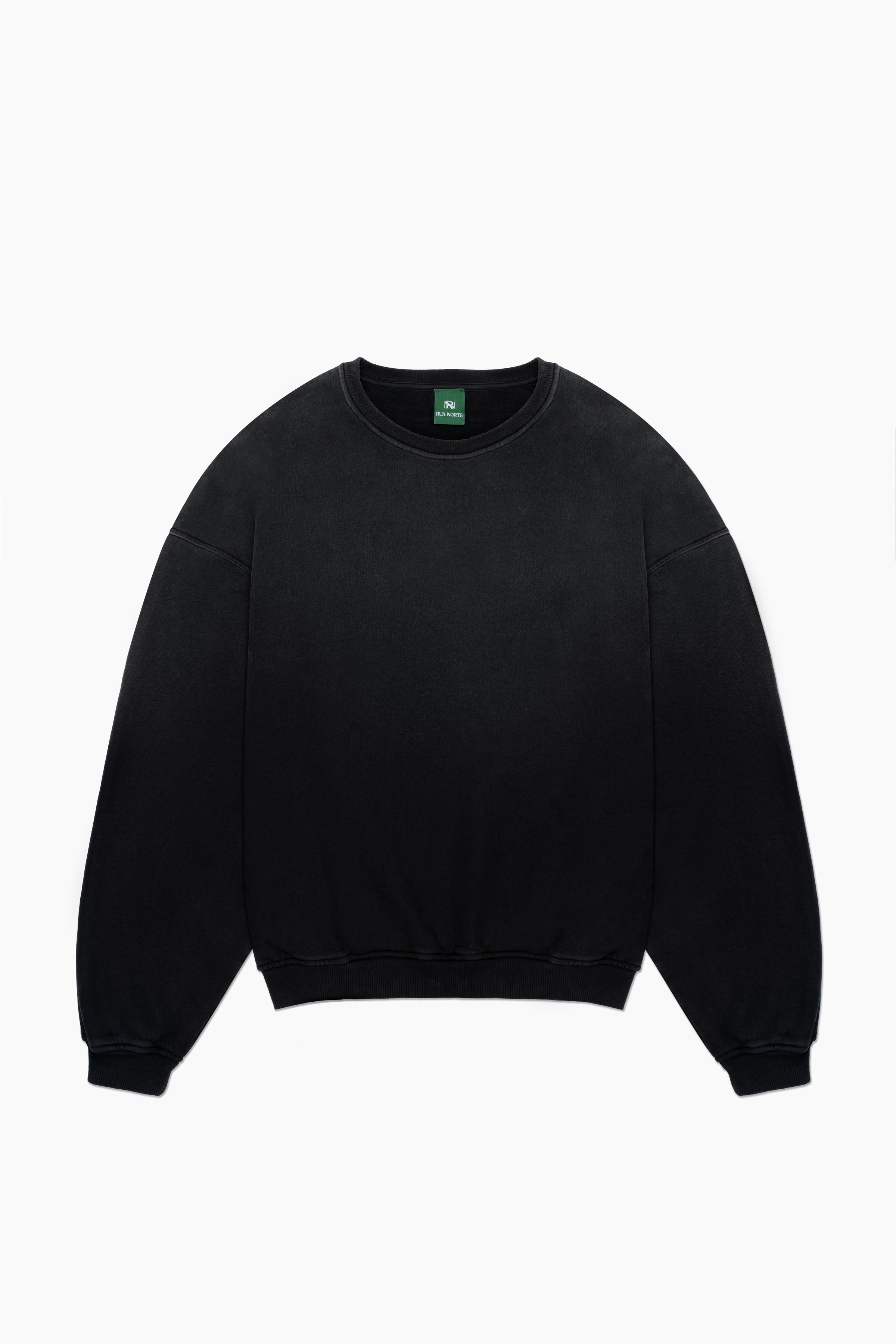 Hand Sprayed Principal Sweater - Faded Black