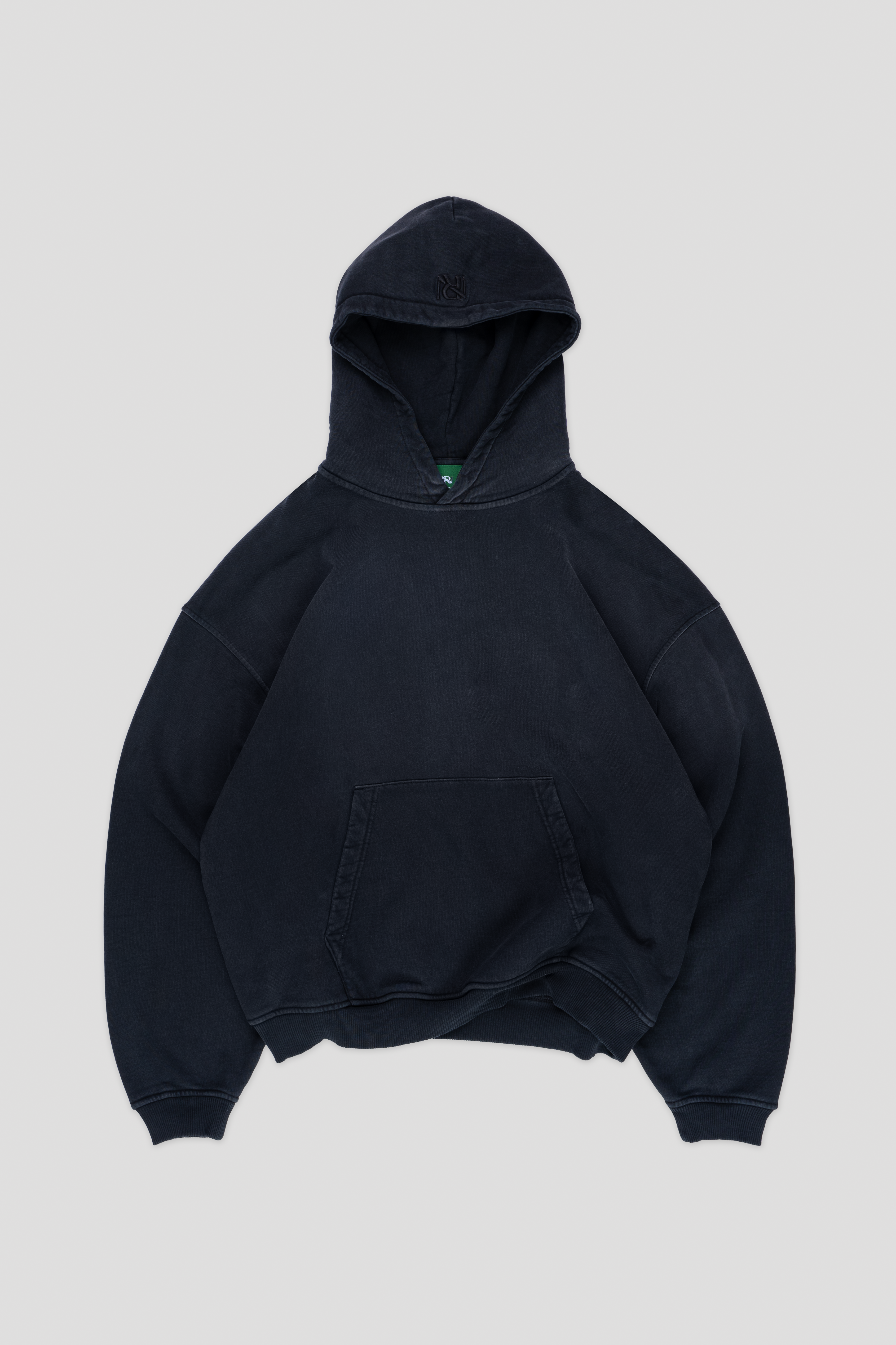 Core Hand Sprayed Hoodie - Faded Black