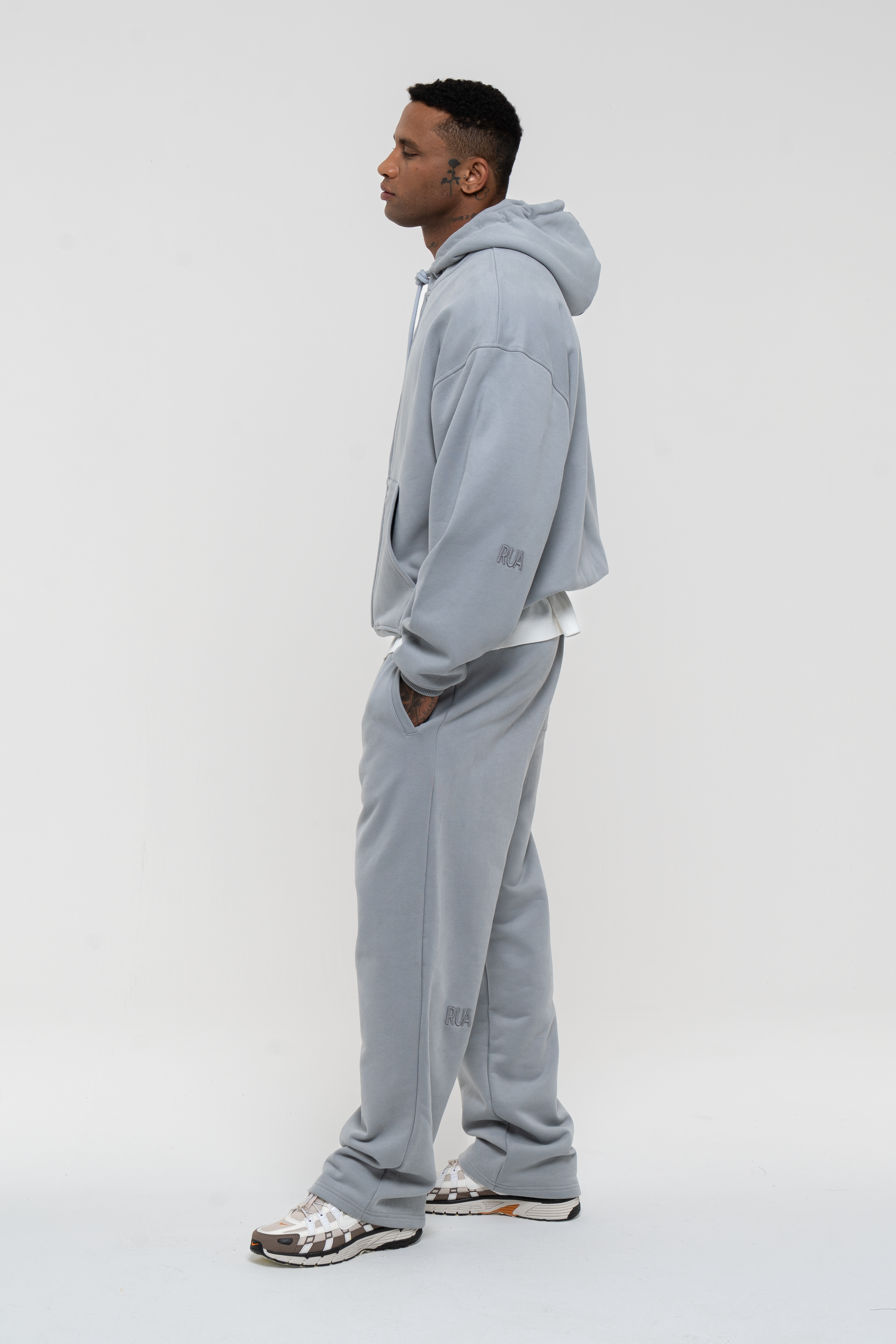 Core Zip Hoodie Ultimate Grey