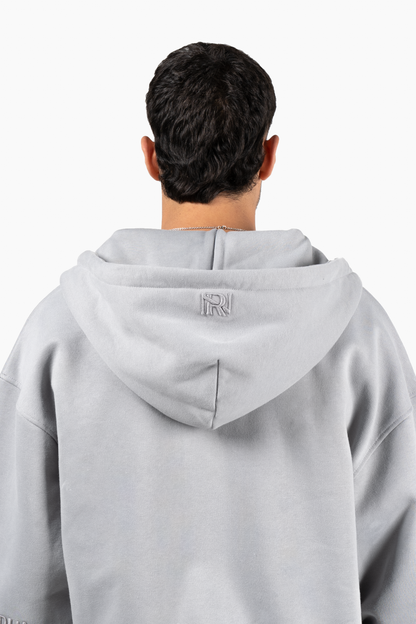 Principal Zip Hoodie - Ultimate Grey