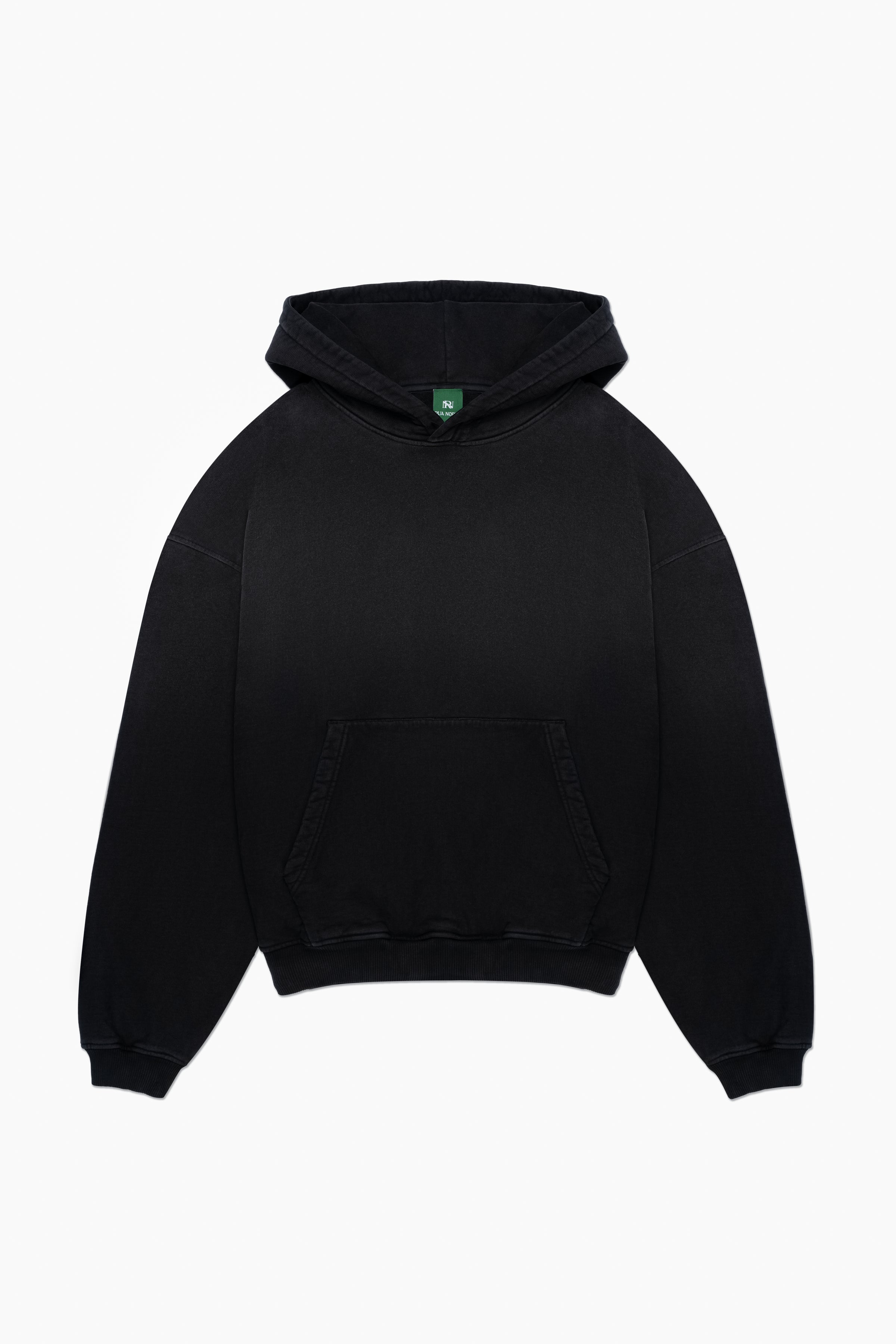 Hand Sprayed Principal Hoodie - Faded Black